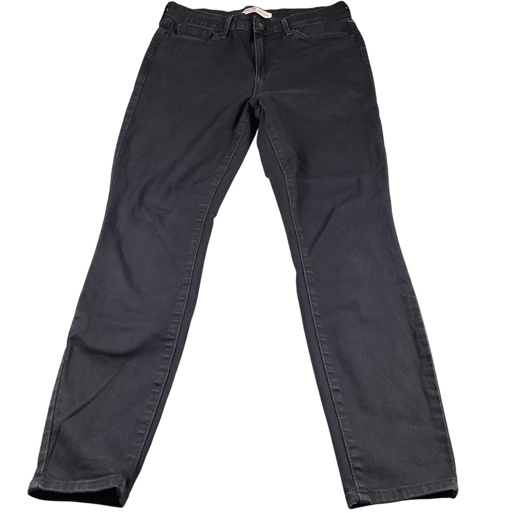 Signature Levi Strauss & Co. Modern‎ Skinny Black Jeans Women's Stretch